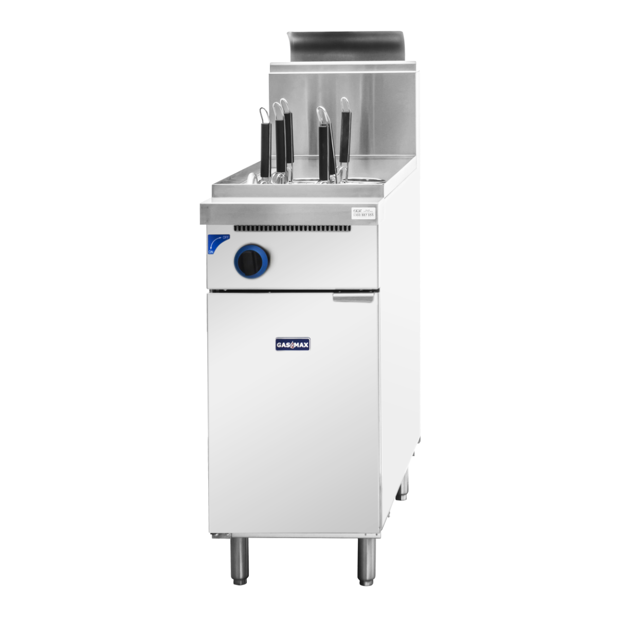 Gasmax V Pan Natural Gas 6 Baskets Pasta and Noodle Cooker PC150-6