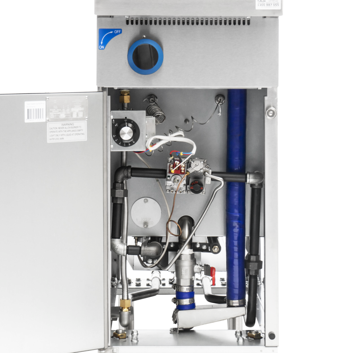 Gasmax V Pan Natural Gas 6 Baskets Pasta and Noodle Cooker PC150-6