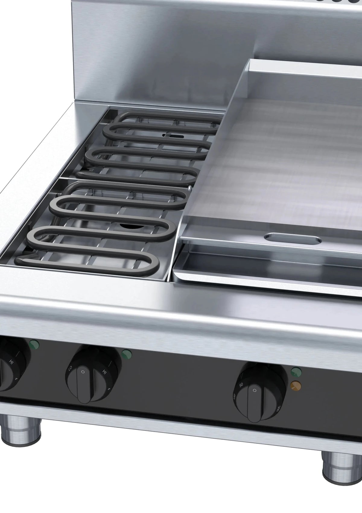Waldorf Bold Rnb8403E B 600Mm Electric Cooktop Bench Model - Whisk Hospitality - RNB8403E-B