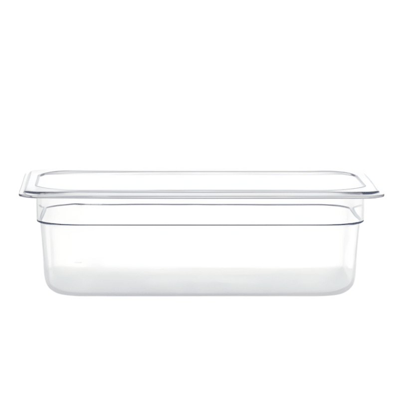 Gastronorme Pan - PolyCarbonate - 1/3 - Clear / 100mm - Whisk Hospitality - 398744
