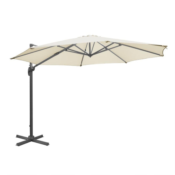 Bolero Venice Heavy Duty Umbrella Cream - 3.5m FU507 - Whisk Hospitality - FU507