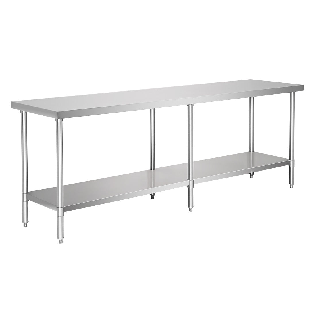 Modular System Stainless Steel Workbench - WB6 - 2400/A - Whisk Hospitality - WB6-2400/A