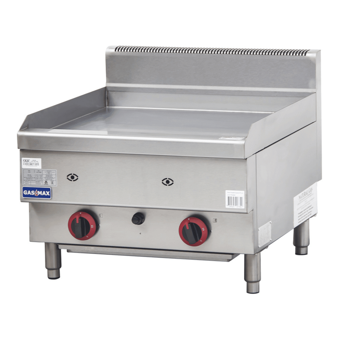 GASMAX Benchtop 2 Bunner Griddle 600mm - JUS-TRG60E - Whisk Hospitality - JUS-TRG60E