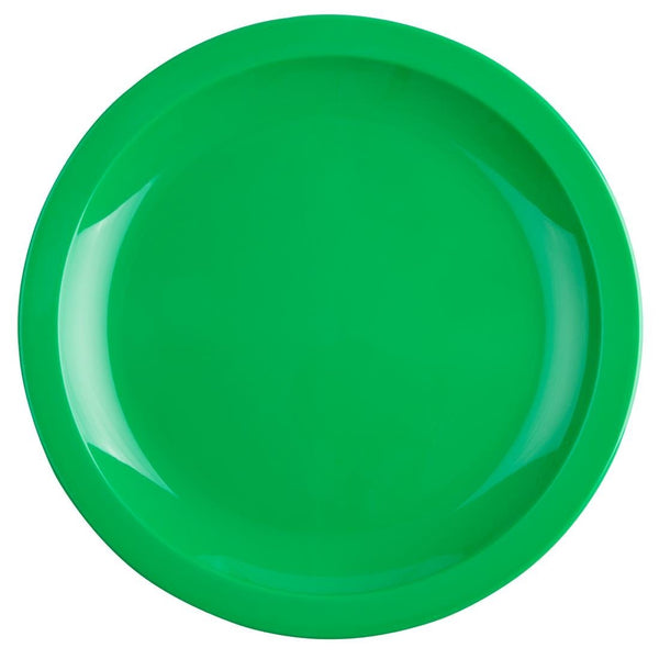 Olympia Kristallon Polycarbonate Plate Green - 230mm 9" (Box 12) CB768 - Whisk Hospitality - CB768