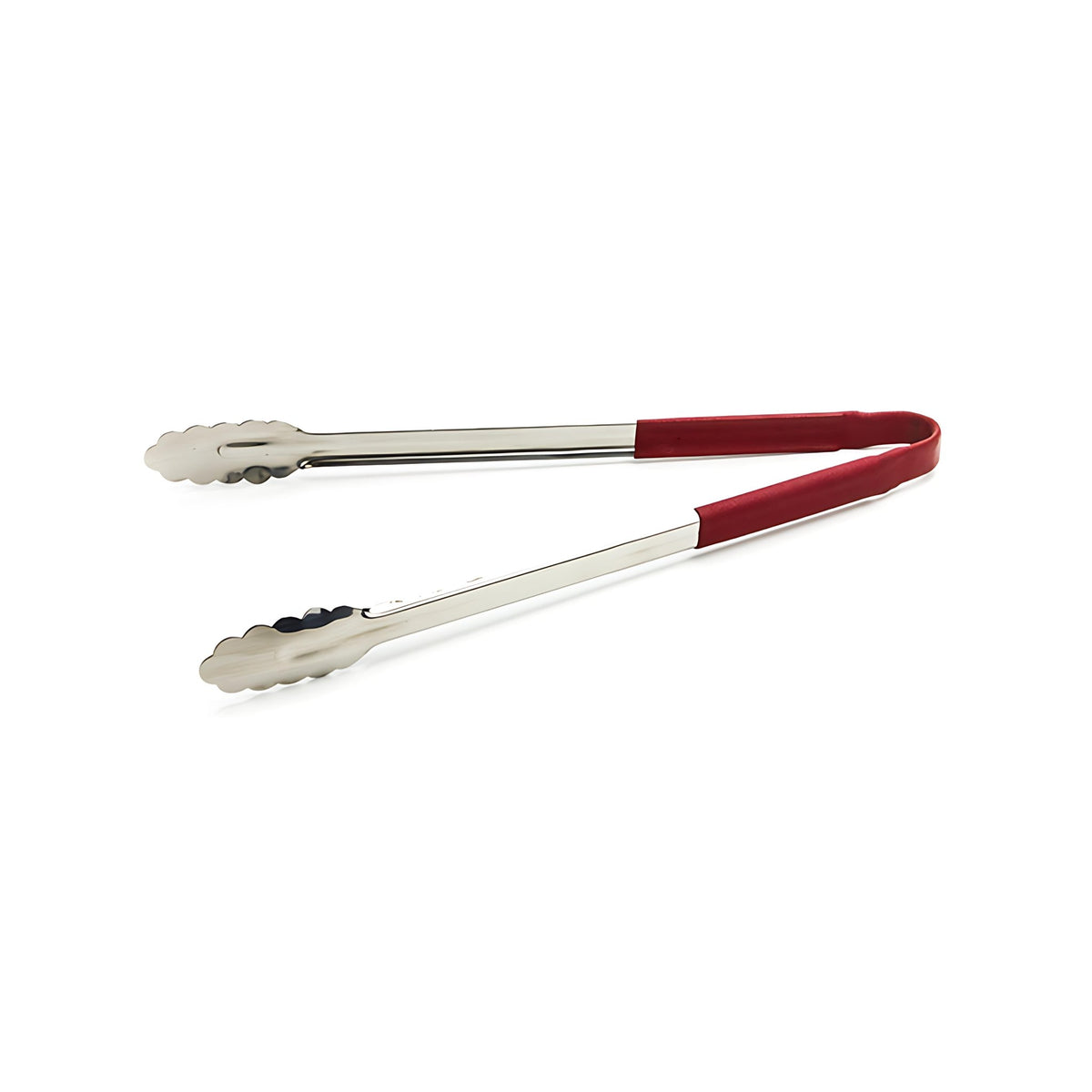 Tongs - S/S - Anti-Slippery - Red - 410mm - 16'" - Whisk Hospitality - 9458