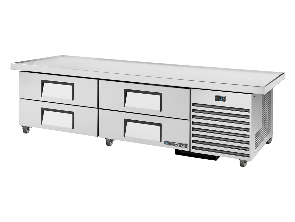 True Refrigeration Under - Equipment Refrigerator 4 Drawers Extended top - TRCB - 79 - 86 - HC - Whisk Hospitality - TRCB-79-86-HC