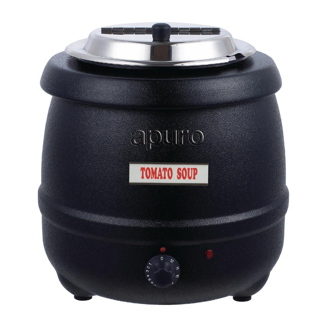 Apuro Black Soup Kettle - 10Ltr L715 - A - Whisk Hospitality - L715-A