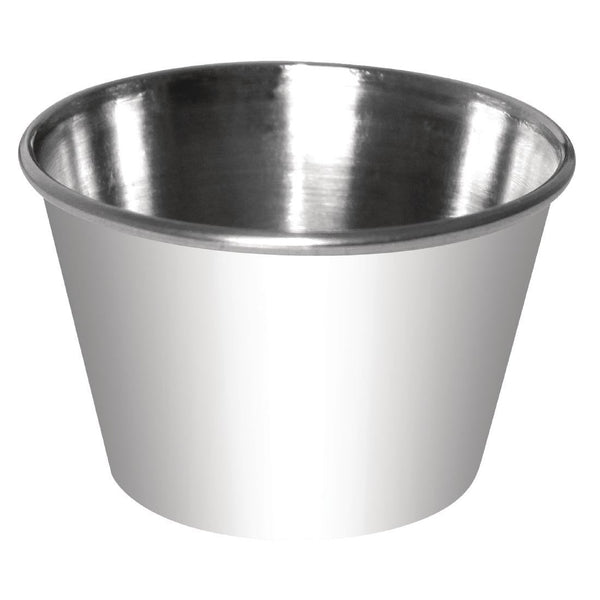 Olympia Sauce Cup St/St - 115ml 4oz (Box 12) GG879 - Whisk Hospitality - GG879