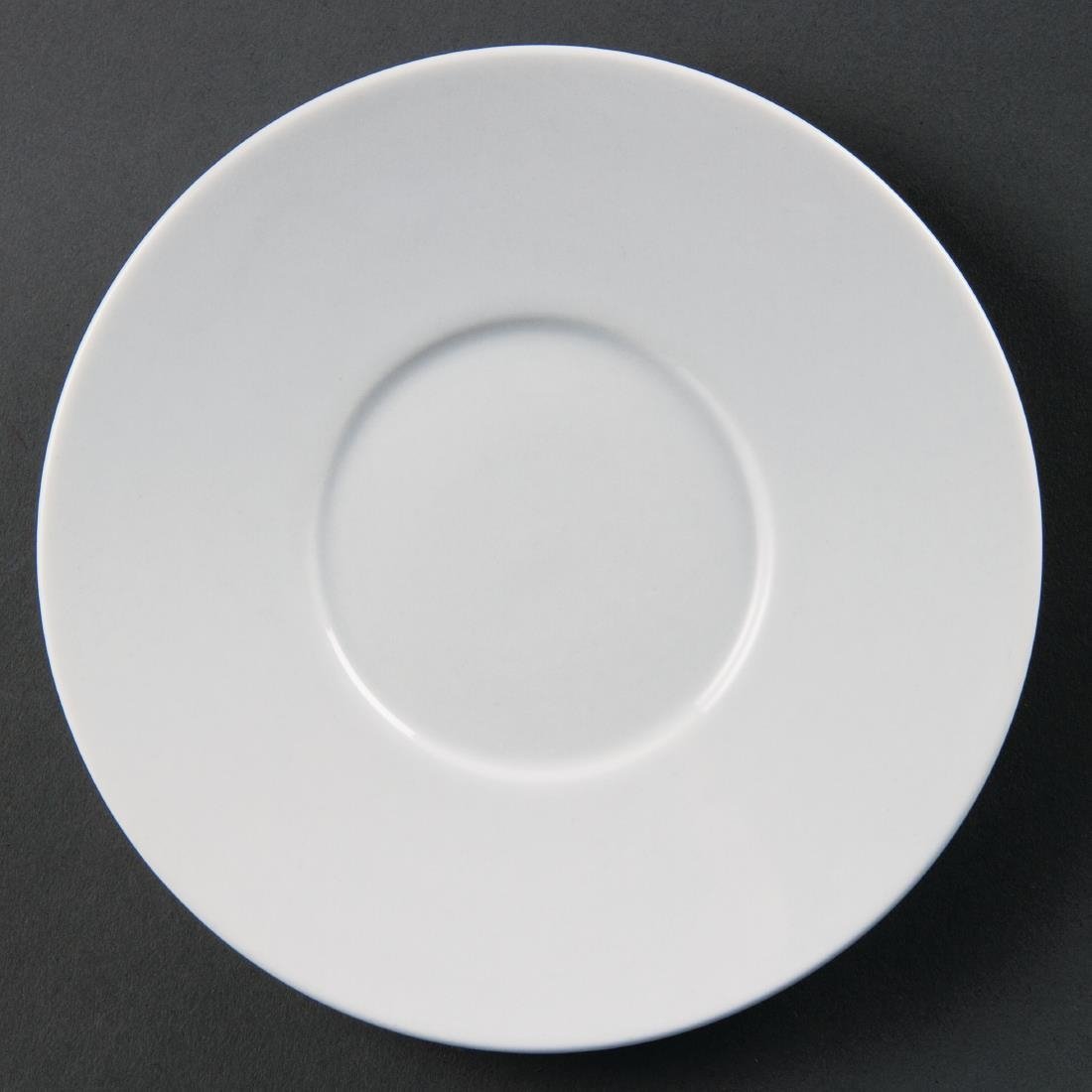 Olympia Whiteware Saucer for CD735 8oz Fine Cup (Box 12) CD737 - Whisk Hospitality - CD737