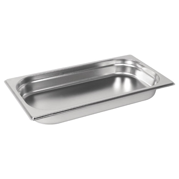 Vogue St/St - GN 1/3 Pan 40mm GM311 - A - Whisk Hospitality - GM311-A