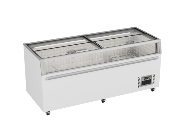 Thermaster Supermarket Island Freezer with Glass Sliding Lids ZCD - L210G - Whisk Hospitality - ZCD-L210G