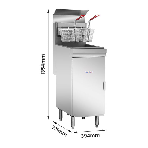 Frymax Superfast LPG Gas Tube Fryer - RC400ELPG - Whisk Hospitality - RC400ELPG