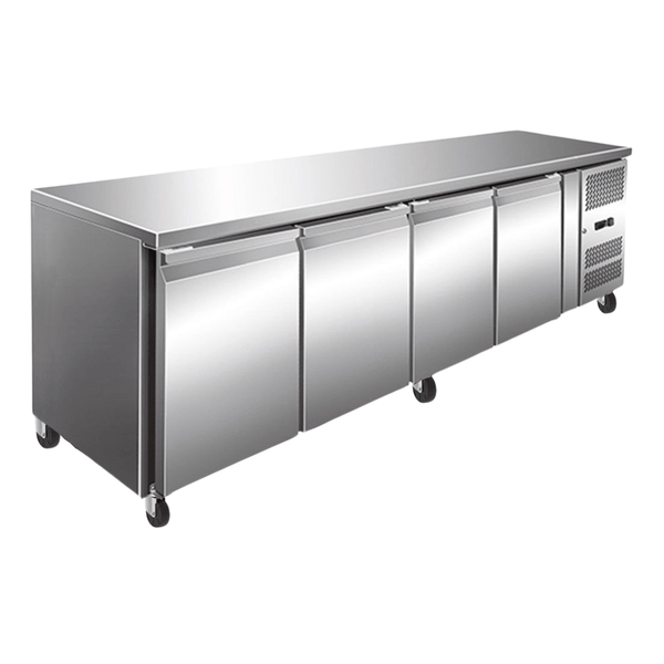 Thermaster GN4100TN TROPICALISED 4 Door Gastronorm Bench Fridge - Whisk Hospitality - GN4100TN