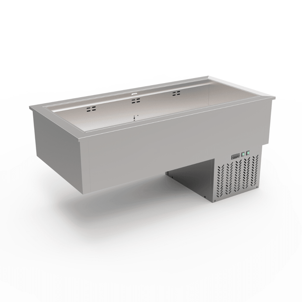 Thermaster 4รGN 1/1 Capacity Ventilated Static Cold Bain Marie Trays GN4-VA - Whisk Hospitality - GN4-VA