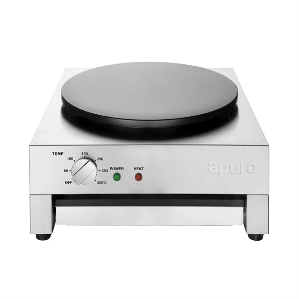Apuro Electric Crepe Maker 3kW CT931 - A - Whisk Hospitality - CT931-A