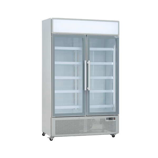 Exquisite DC880P White Two Door Upright Fridge - Whisk Hospitality - 3PA-8767-DHT-DC880P