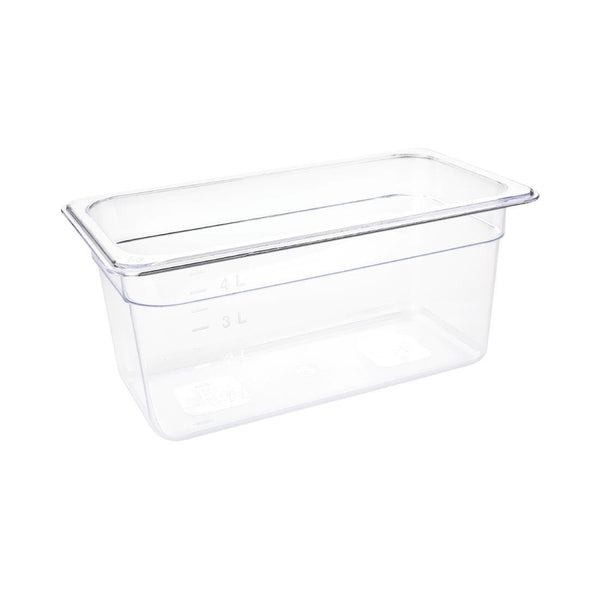 Vogue Clear Polycarbonate - GN 1/3 150mm U234 - Whisk Hospitality - U234
