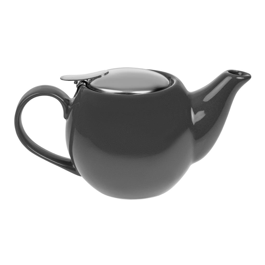 Olympia Cafe Teapot Charcoal - 510ml (Box 1) GM596 - Whisk Hospitality - GM596
