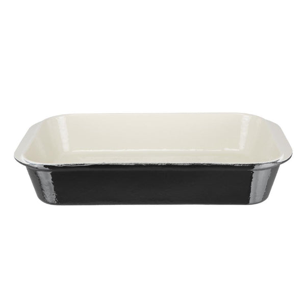 Vogue Roasting Dish Black - 70x405x250mm 2 3/4x16x10" U572 - Whisk Hospitality - U572