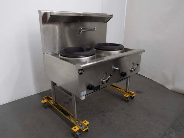 B&S UFWWD-2 2 Hole Wok Table - Whisk Hospitality - 865255