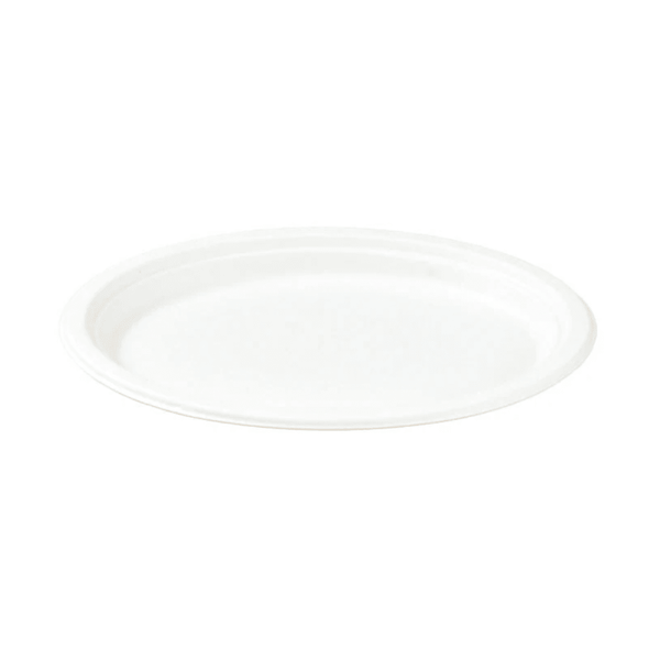 PakMax 10" Sugarcane 3-Compartment Round Plate PL-R10-3 - Whisk Hospitality - PL-R10-3