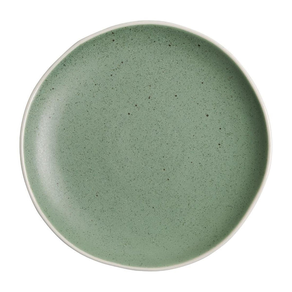 Olympia Chia Green Plate 205mm 8" (Box 6) DR801 - Whisk Hospitality - DR801