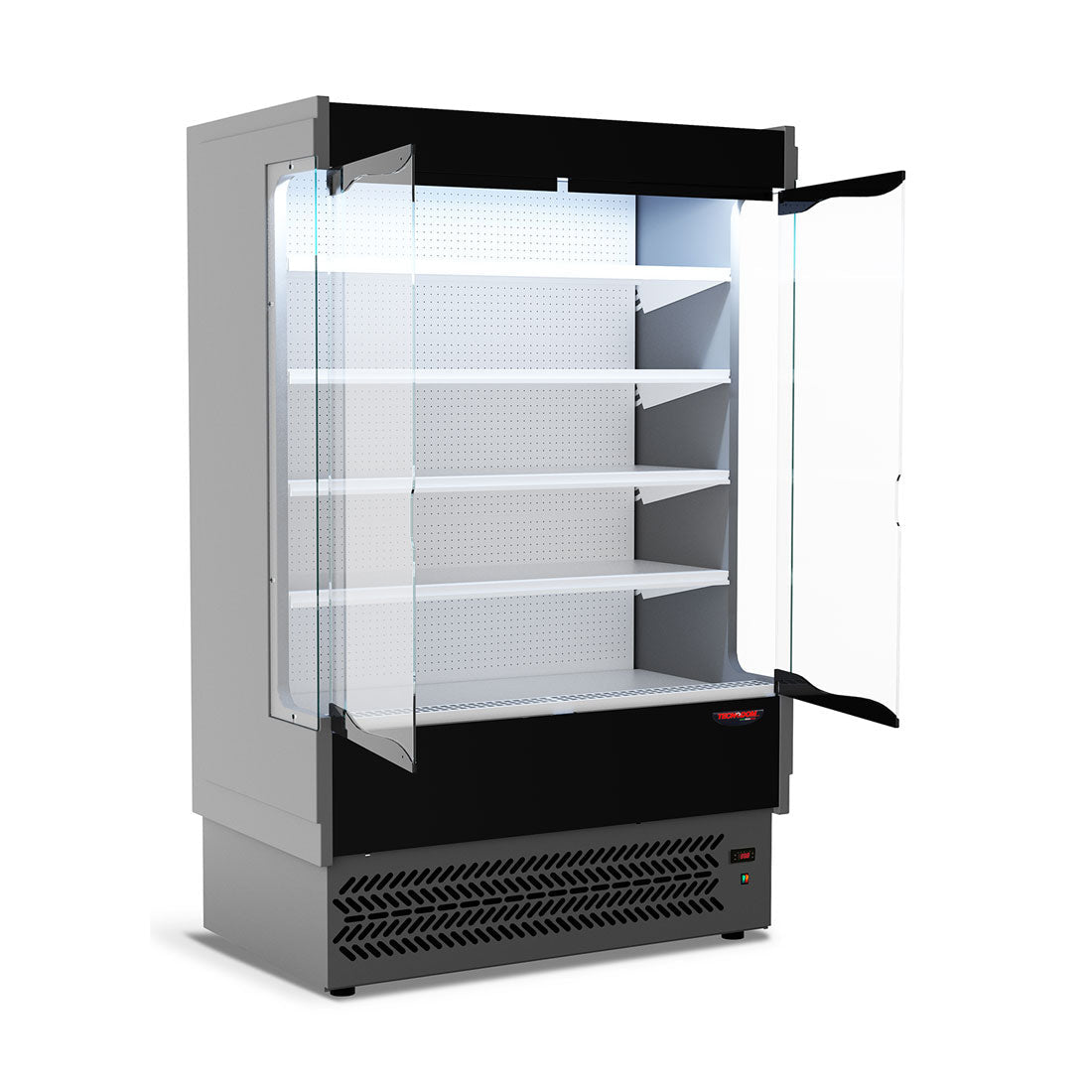 TDVB80 - CA - 125 Vulcano Supermarket 2 Door Display - Whisk Hospitality - TDVB80-CA-125