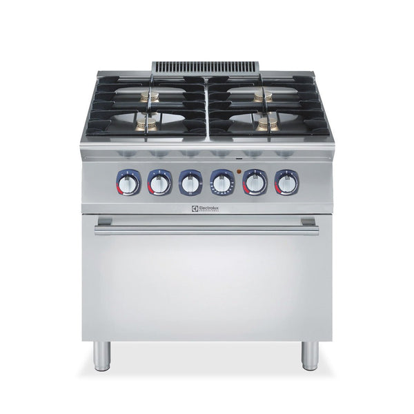 Electrolux 700XP 4 Burner Gas Range with Electric Oven 800mm E7GCGH4CEA - Whisk Hospitality - E7GCGH4CEA