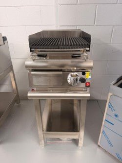 Baron Q70SGL/G403 + 70CAV4 1 Burner Gas Lava Rock Chargrill + Stand - Whisk Hospitality - 3PA-2073-374604