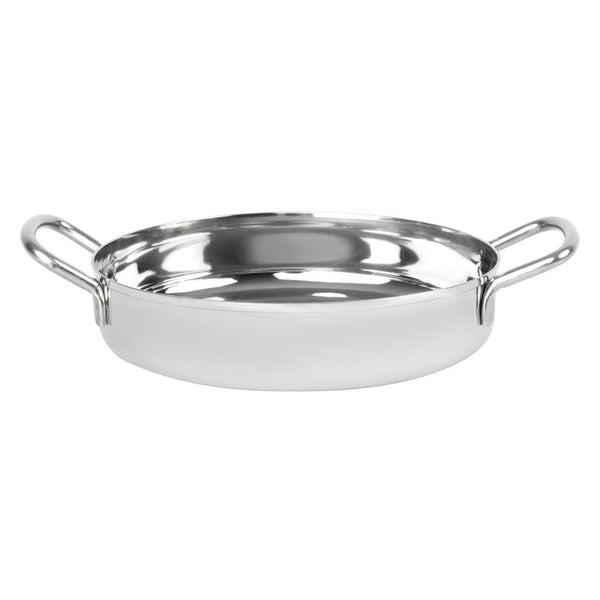 Olympia Table Presentation Double Handle Dish Stainless Steel - 150mm HY101 - Whisk Hospitality - HY101