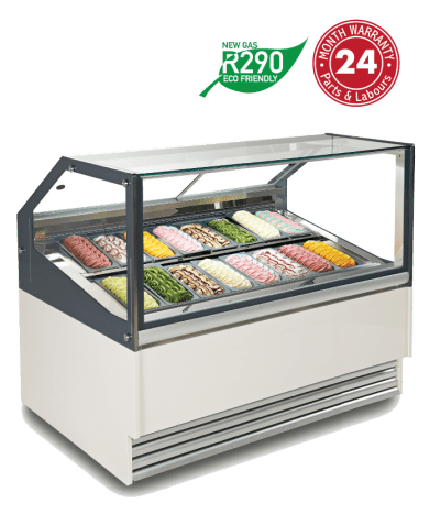 Exquisite 16 Tubs Ice Cream Scooping Freezers - IC16T - Whisk Hospitality - IC16T