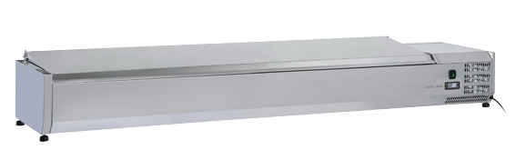 Anvil VRX2000S Refrigerated Ingredient Unit with Stainless Steel Lid - Whisk Hospitality - VRX2000S