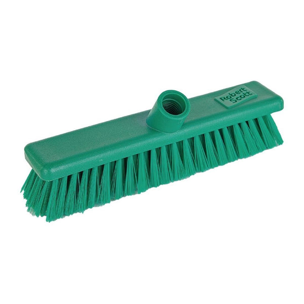 Jantex Soft Hygiene Broom Green - 300mm 12" GK873 - Whisk Hospitality - GK873