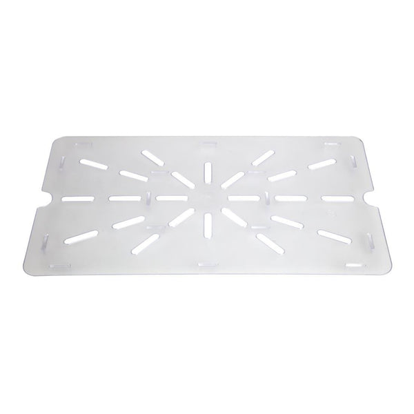 Vogue Clear Polycarbonate Drainer Plate - GN 1/1 U485 - Whisk Hospitality - U485