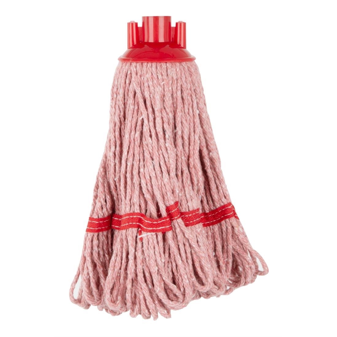 Jantex Deck Mop Head Red Stripe - 200g HX245 - Whisk Hospitality - HX245