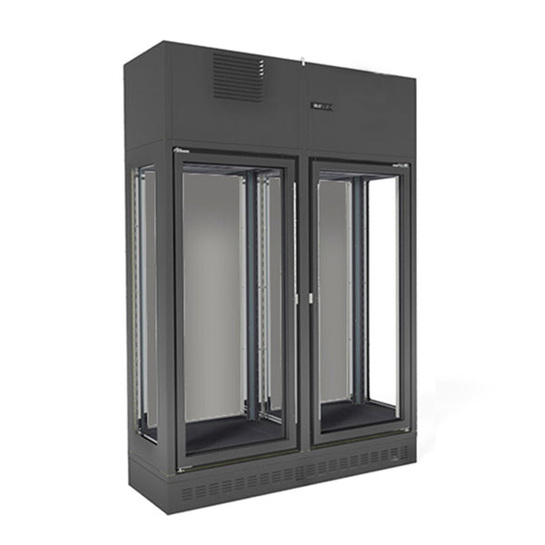 Fagor Single Zone 2 Doors Black Central Wine Cellar FWC - 2602 - 1CB - Whisk Hospitality - FWC-2602-1CB