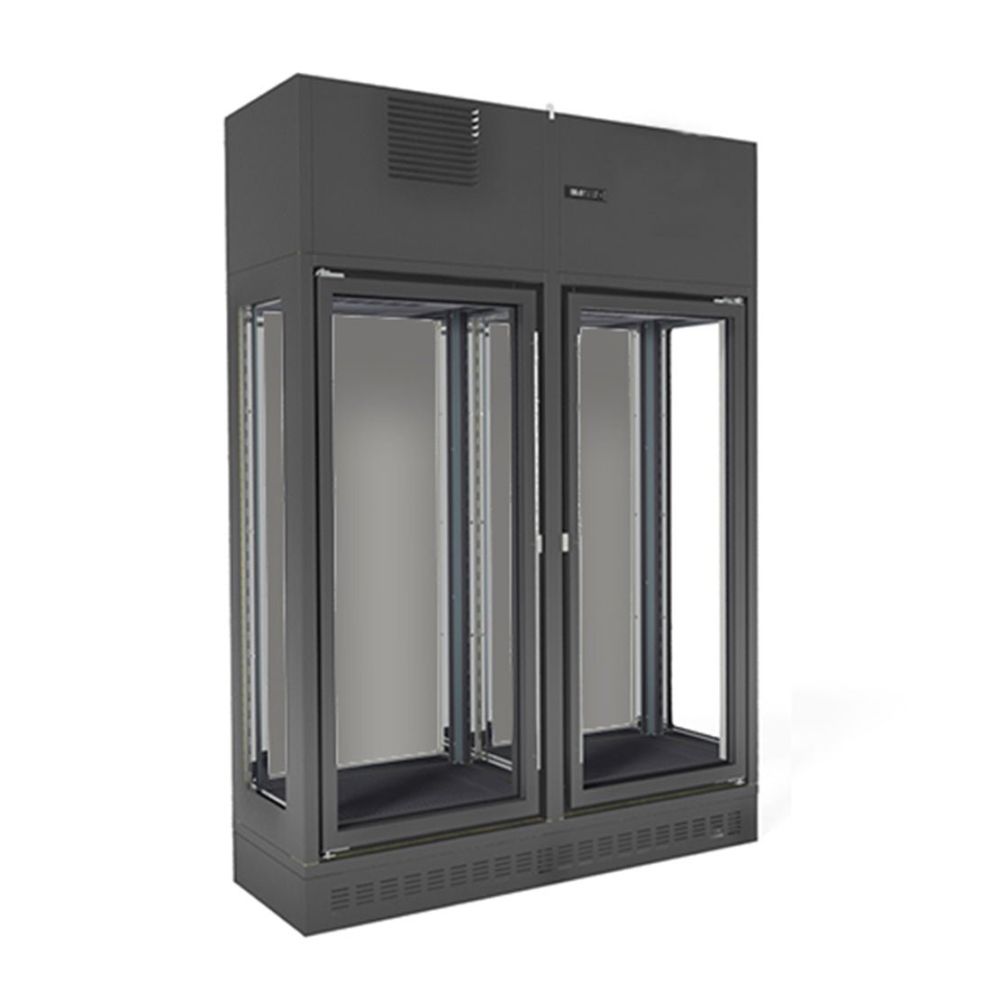 Fagor Single Zone 2 Doors Black Central Wine Cellar FWC - 2602 - 1CB - Whisk Hospitality - FWC-2602-1CB