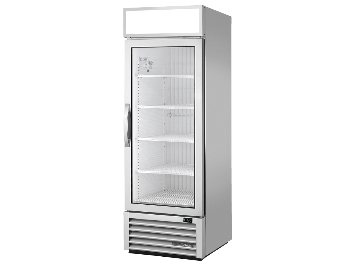 True Refrigeration Upright Retail Merchandiser Freezer 1 Full Glass Swing Door - GDM - 23F - HC - FGD01 - Whisk Hospitality - GDM-23F-HC-FGD01