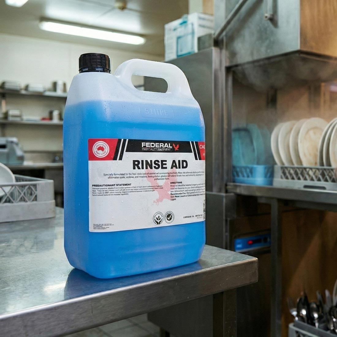 RINSE AID DISHWASHER CHEMICAL 5LT - DH - RA5L - Whisk Hospitality - DH-RA5L