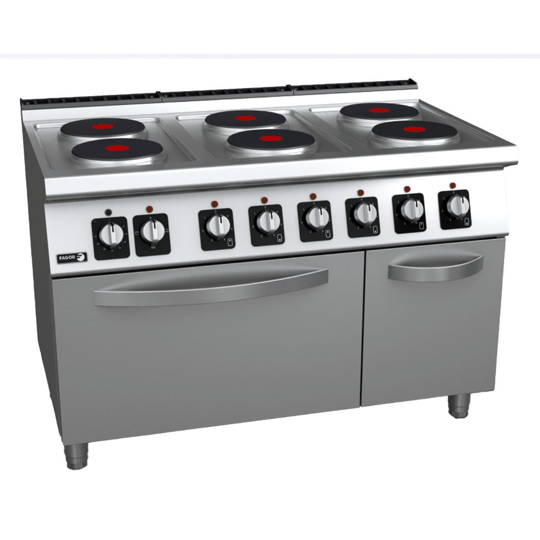 Fagor Kore 700 Series Electric 6 Burners with oven C - E761 - Whisk Hospitality - C-E761