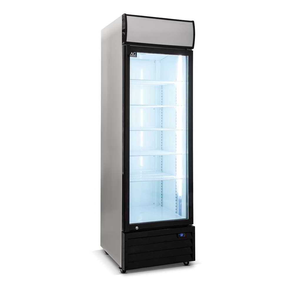 AG 420 Litre Single Door Upright Display Fridge - Glass Door CU420TNG - Whisk Hospitality - CU420TNG