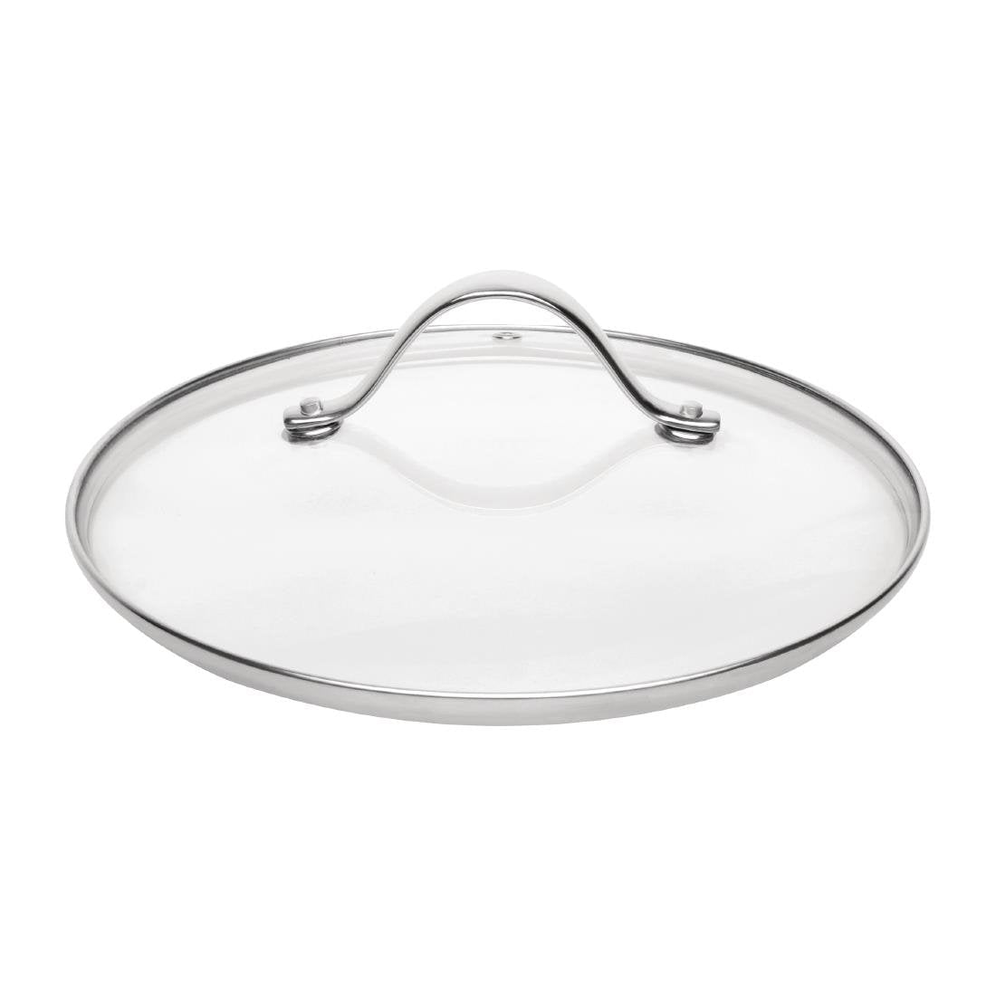 Vogue Saucepan Lid Glass - 200mm CS545 - Whisk Hospitality - CS545
