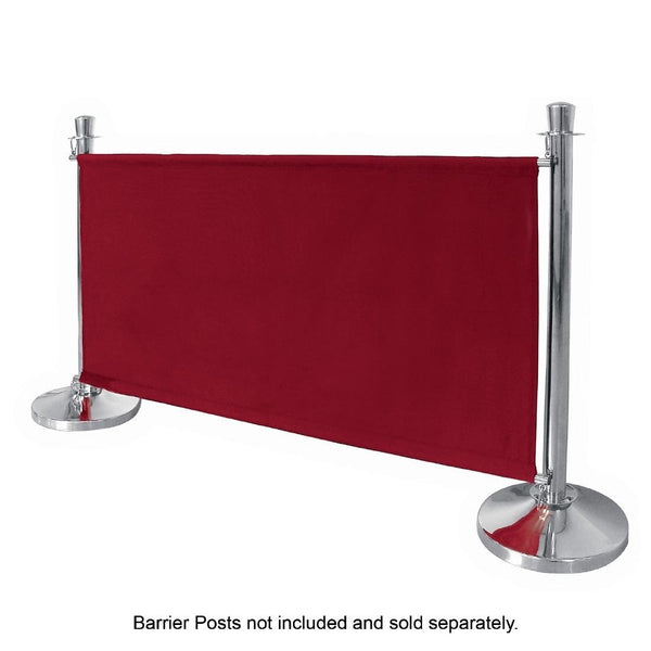 Bolero Red Banner with St/St Fixings CF138 - Whisk Hospitality - CF138