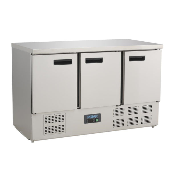 Polar G - Series Triple Door Counter Fridge 368Ltr G622 - A - Whisk Hospitality - G622-A