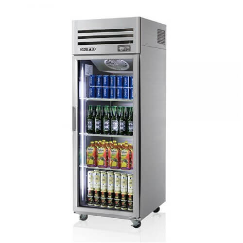 Skipio SRT25 - 1G Single Door Upright Display Fridge 574 Ltr - Whisk Hospitality - SRT25-1G