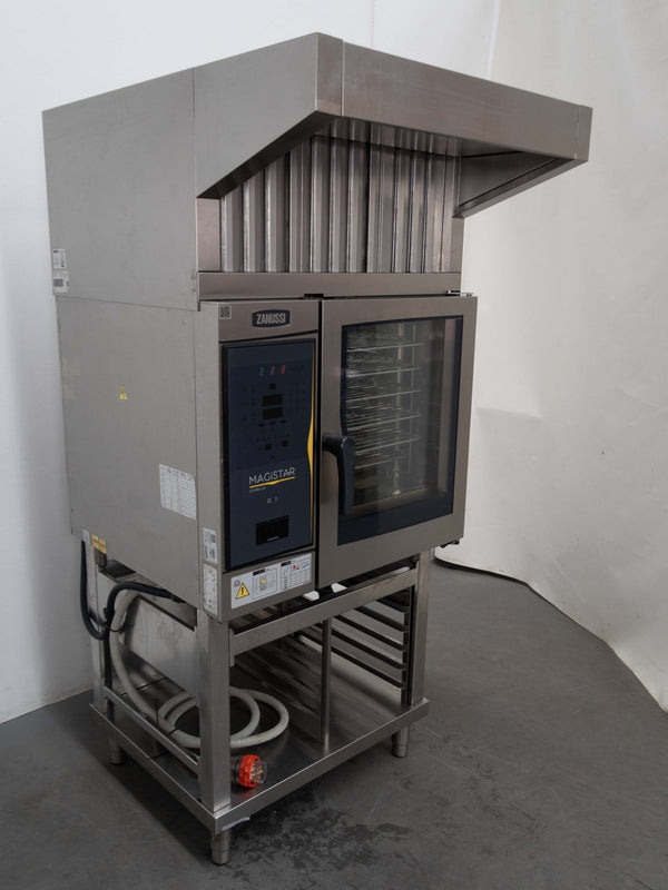 Zanussi ZCOE61B2SO 6 Tray Combi Oven with Stand + Exhaust Canopy - Whisk Hospitality - 892644