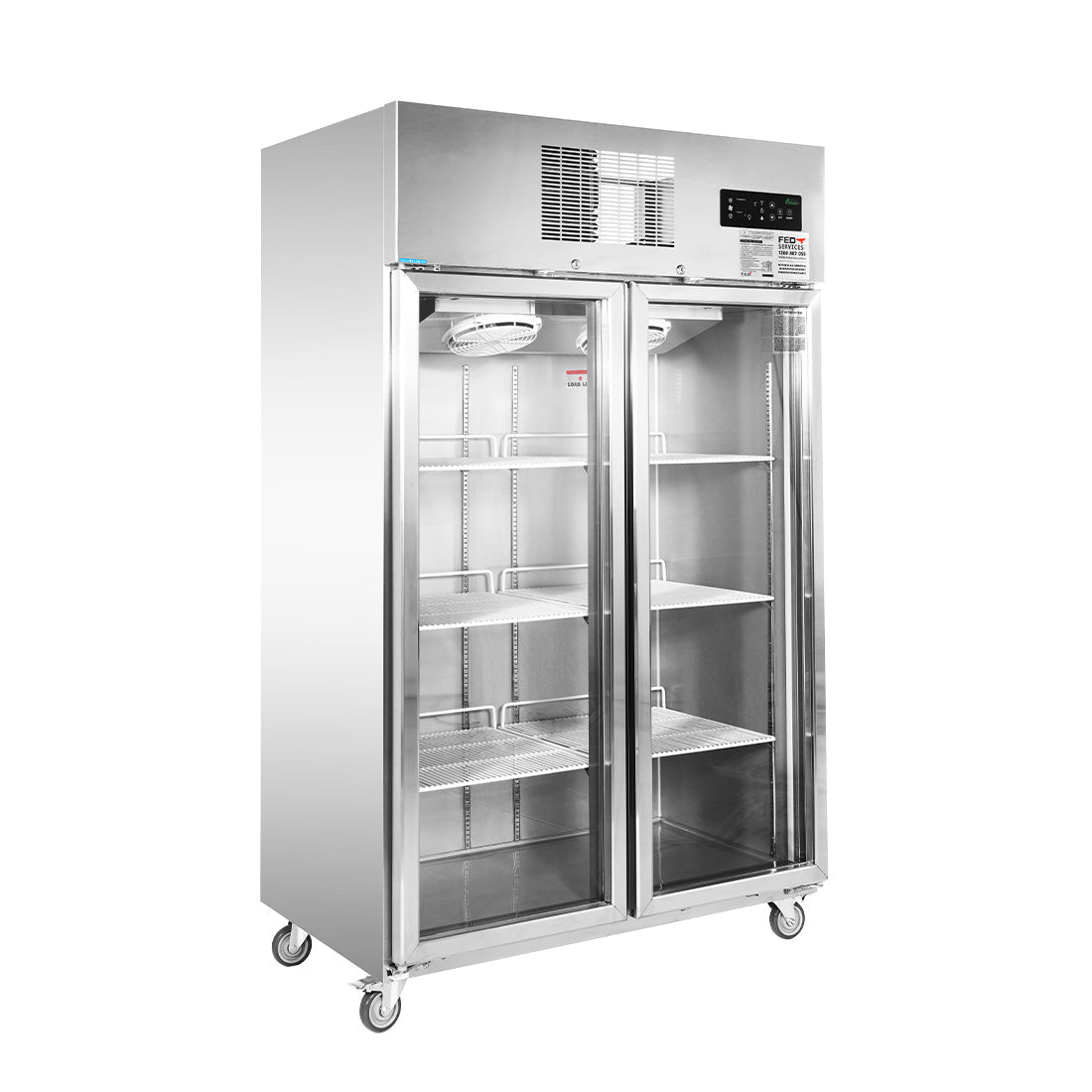 Thermaster Double Door Upright Display Fridge - SUCG1000 - Whisk Hospitality - SUCG1000