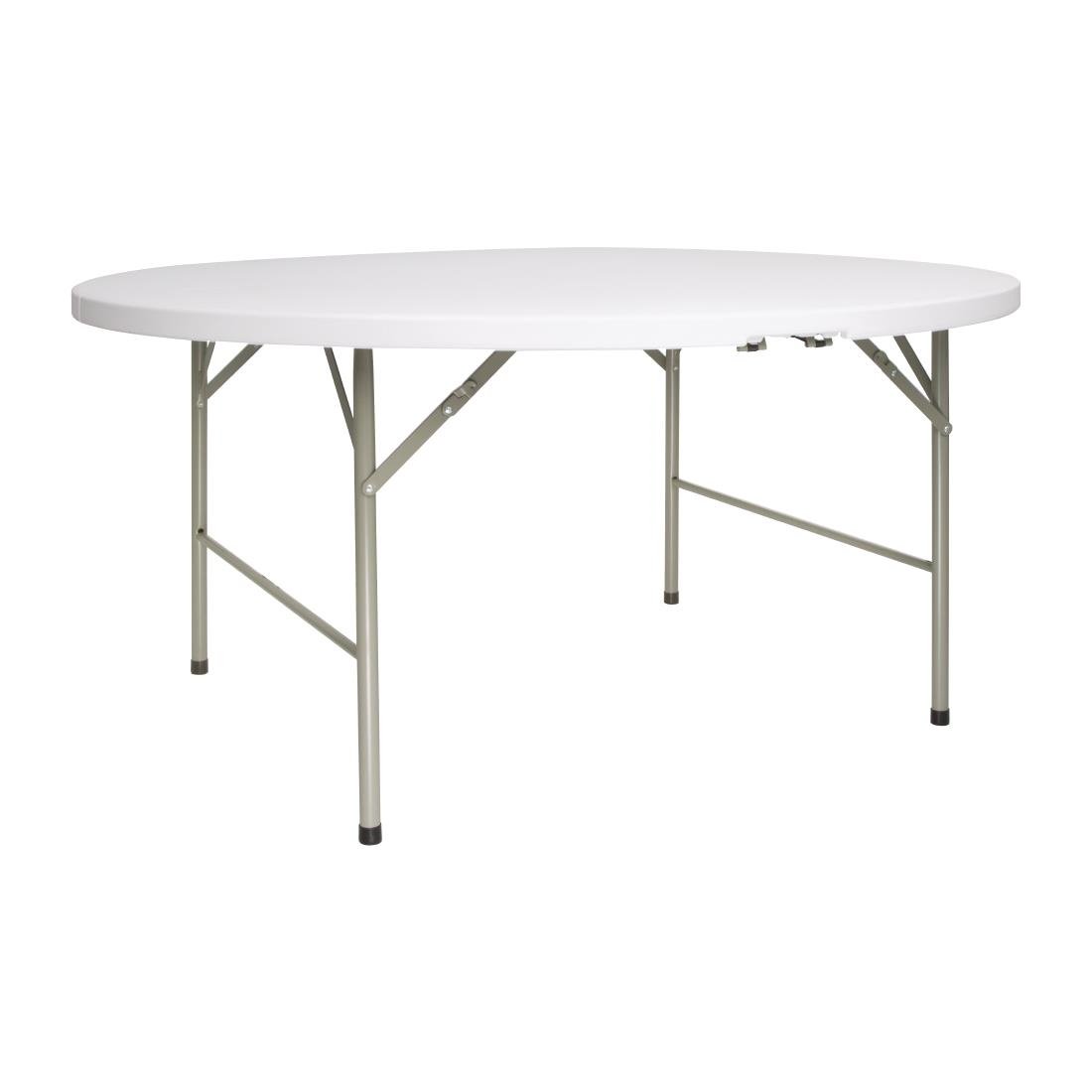 Bolero Centre Folding Round Table - 1.5m 5ft dia CC506 - Whisk Hospitality - CC506