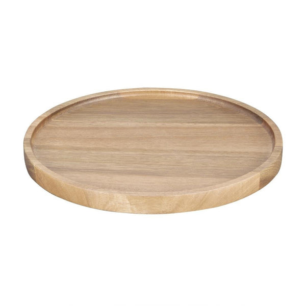 Olympia Acacia Round Plate - 250mm FT612 - Whisk Hospitality - FT612