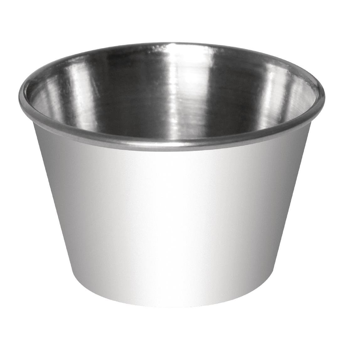 Olympia Sauce Cup St/St - 70ml 2.5oz (Box 12) GG878 - Whisk Hospitality - GG878